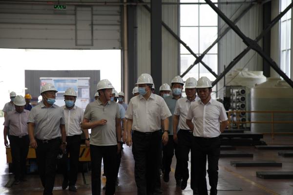 洛陽市人民政府副市長、澗西區(qū)委書記、高新區(qū)（自貿(mào)區(qū)洛陽片區(qū)、綜保區(qū)）黨工委書記牛剛到金濤集團(tuán)指導(dǎo)調(diào)研